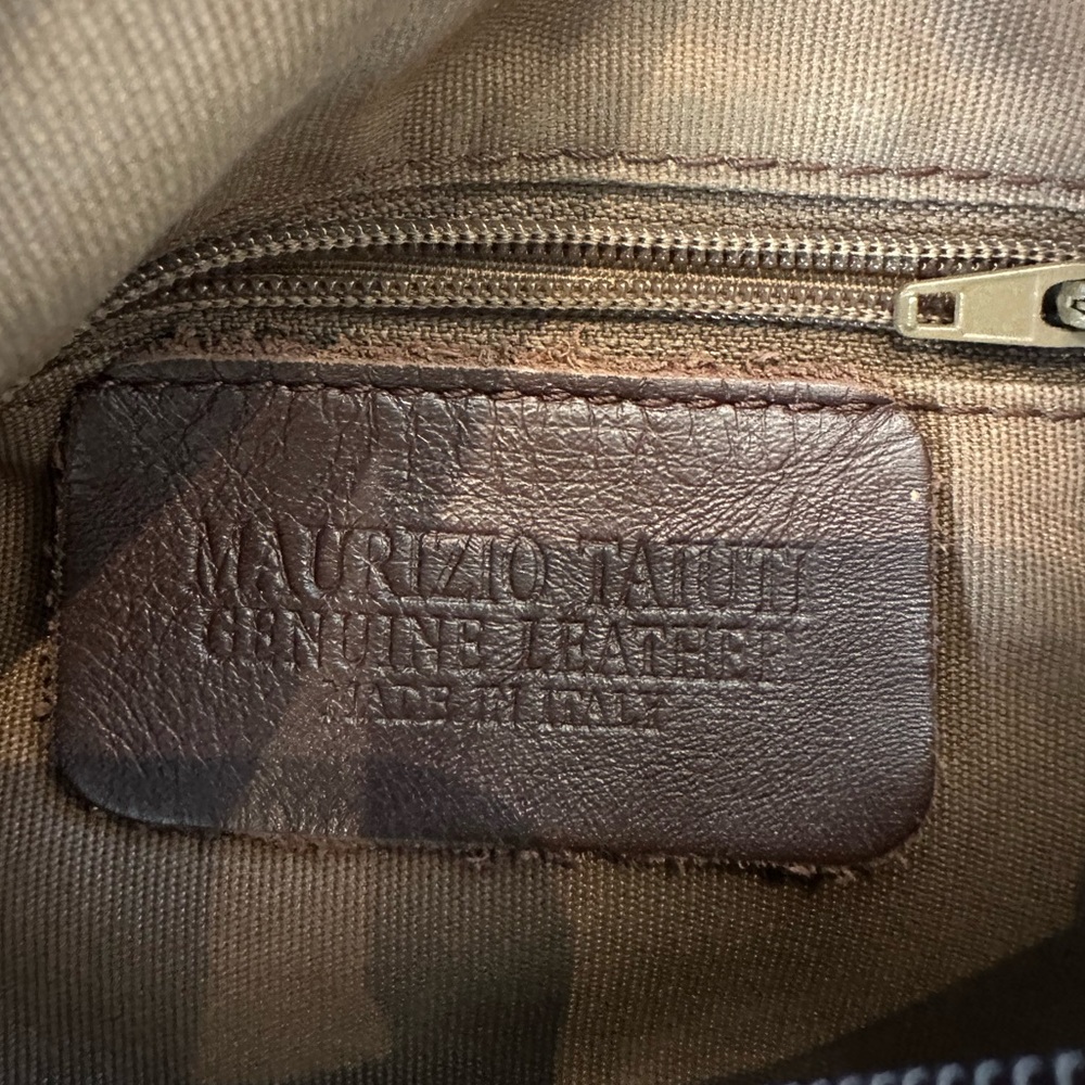 Maurizio Taiuti Genuine Leather Cowhide Bag in Brown - Picture 10 of 10